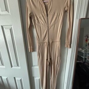 Elegant Tan Women's Jumpsuit